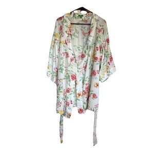 dip Sleepwear Casual Floral Robe Women’s Size Small/Medium